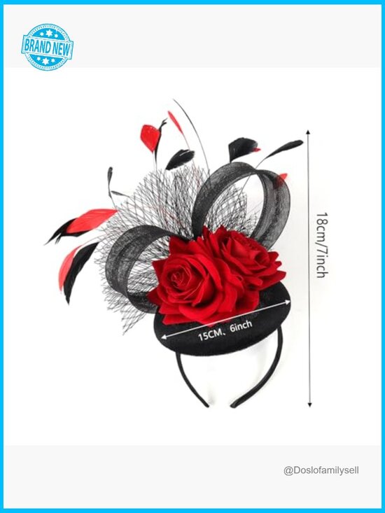 Fascinator Hat Headband Hair Clip Wedding Tea Party Feathers Elegant